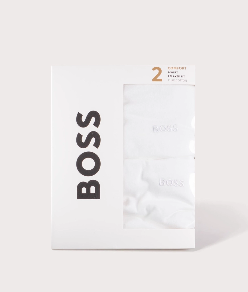 Hugo Boss Mens 2 Pack Relaxed Fit RN T-Shirt